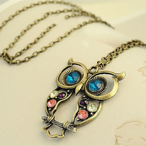 Hollow Owl Necklace
